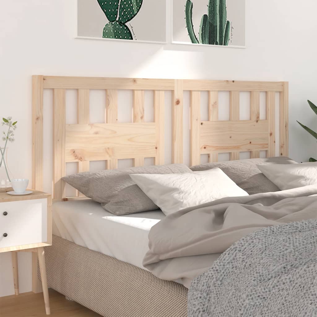 Cabeceira de cama 166x4x100 cm pinho maciço