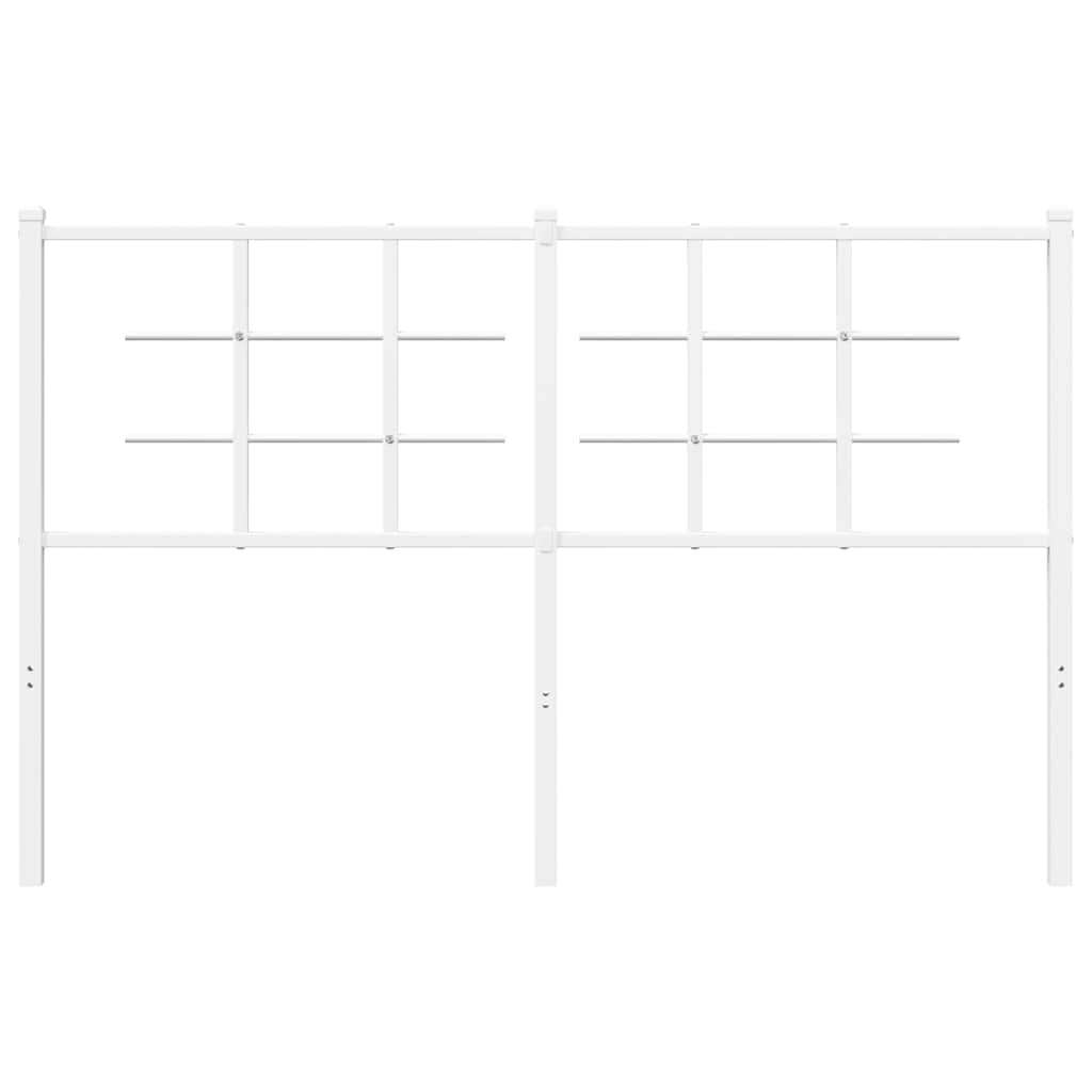 Cabeceira de substituição 135 cm metal branco