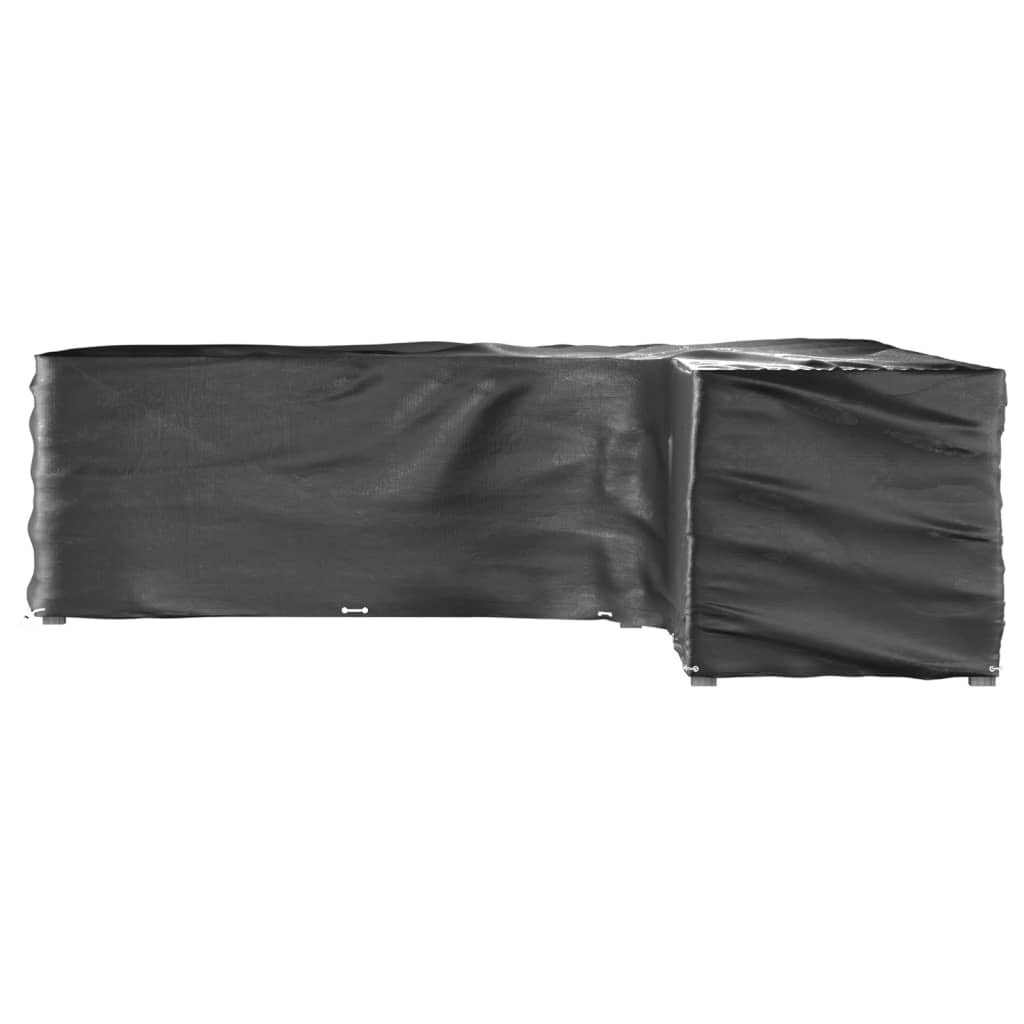 Capas p/ mobília jardim forma de l 2 pcs 20 ilhós 300x300x90 cm
