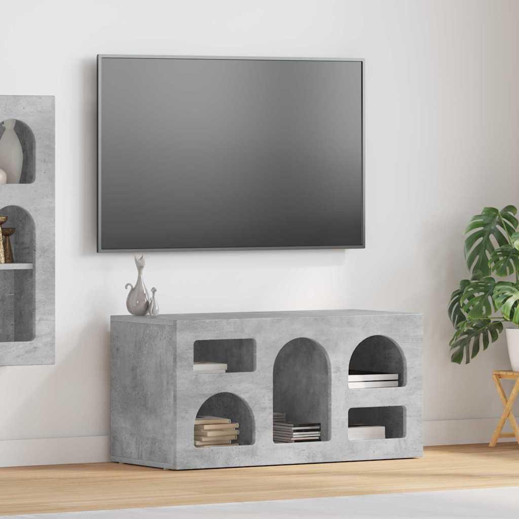 Gabinete para TV elst 80 x 35 x 40 cm cinzento