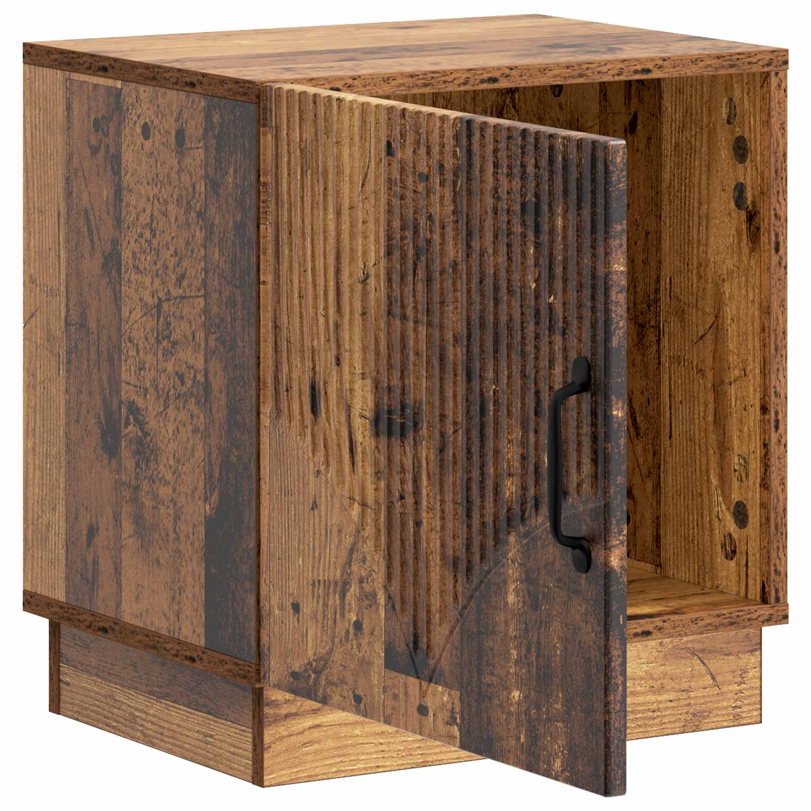 Mesa-de-cabeceira madeira antiga 43 x 34,5 x 47 cm