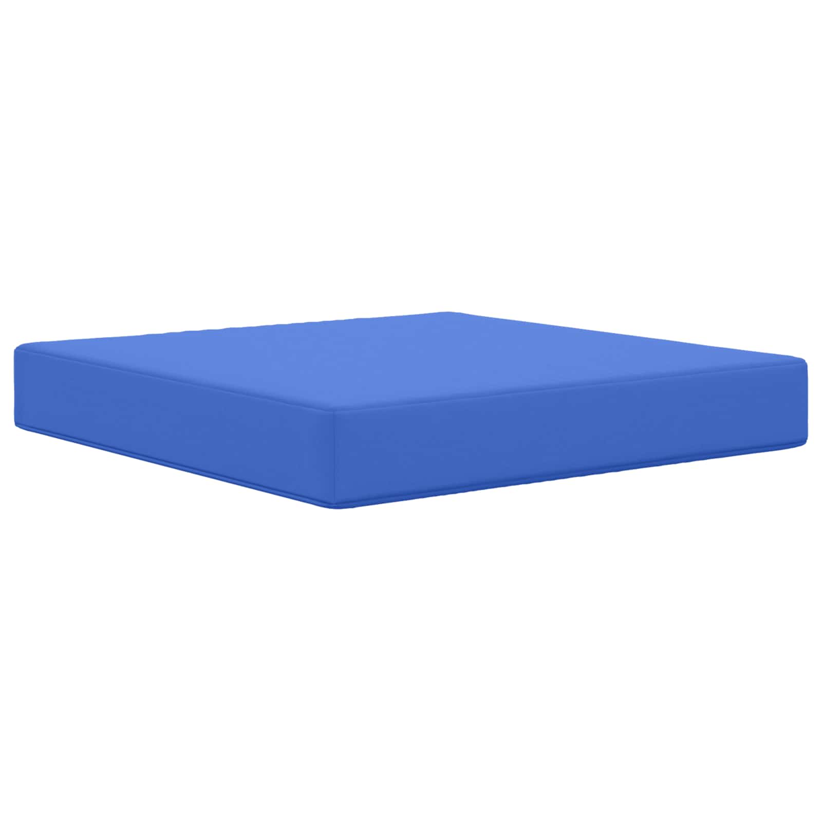 Almofada para sofá externo poliéster azul royal 60 x 60 x 8 cm
