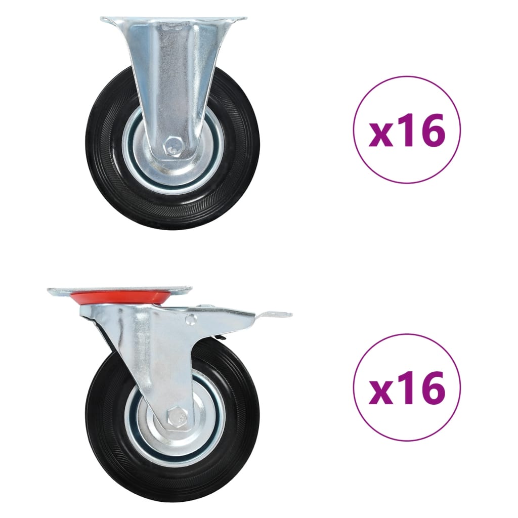 32 Pcs rodas 125 mm