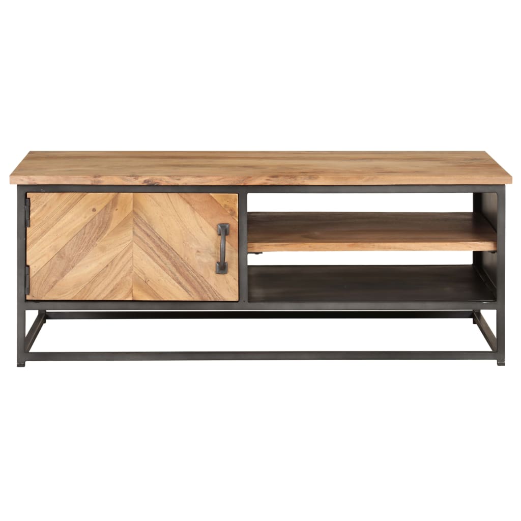Mesa de centro 90x50x35 cm madeira de acácia maciça
