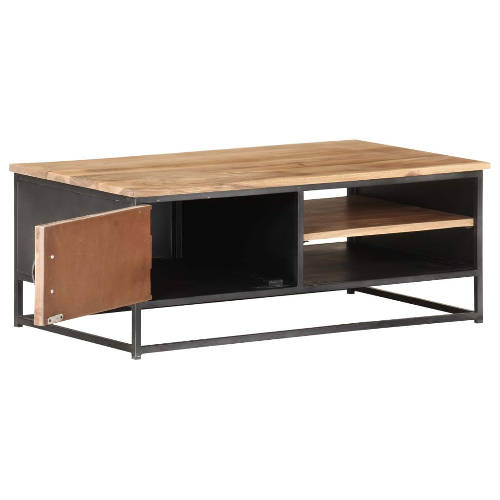 Mesa de centro 90x50x35 cm madeira de acácia maciça