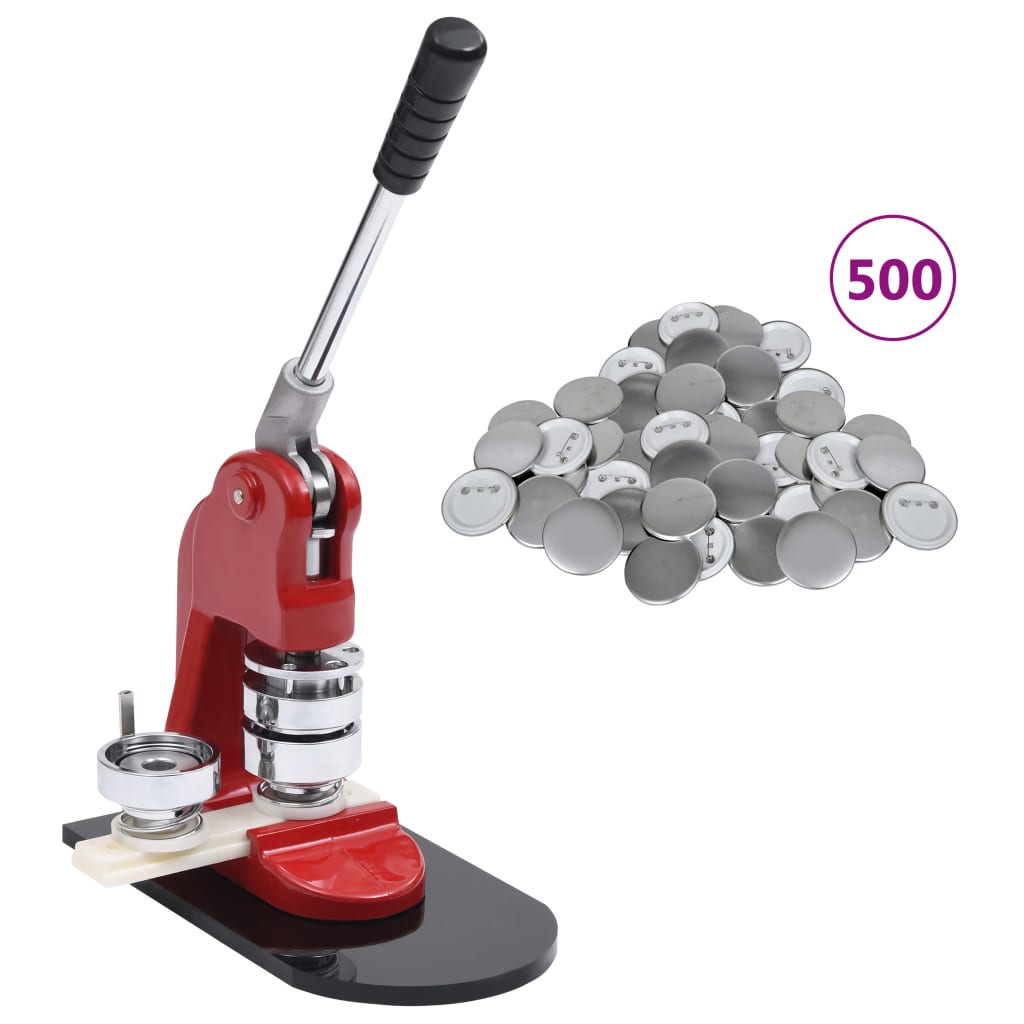 Máquina de fazer crachás com 500 crachás 37 mm