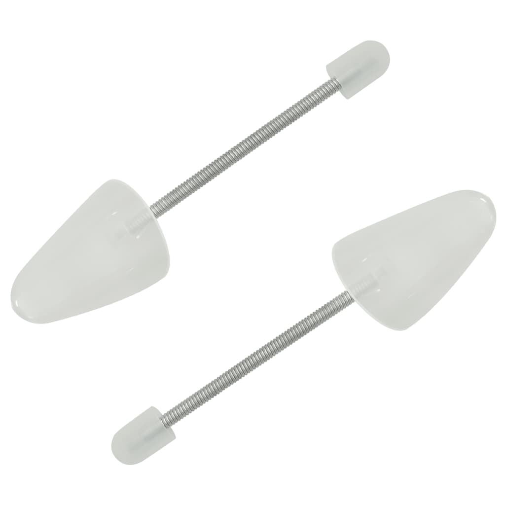 Tensores de calçado 5 pares eu 38-44 plástico branco