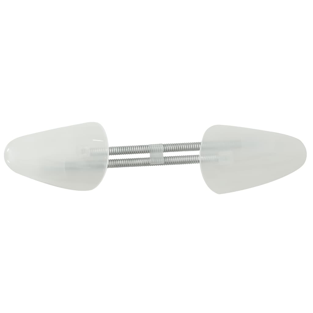 Tensores de calçado 5 pares eu 38-44 plástico branco