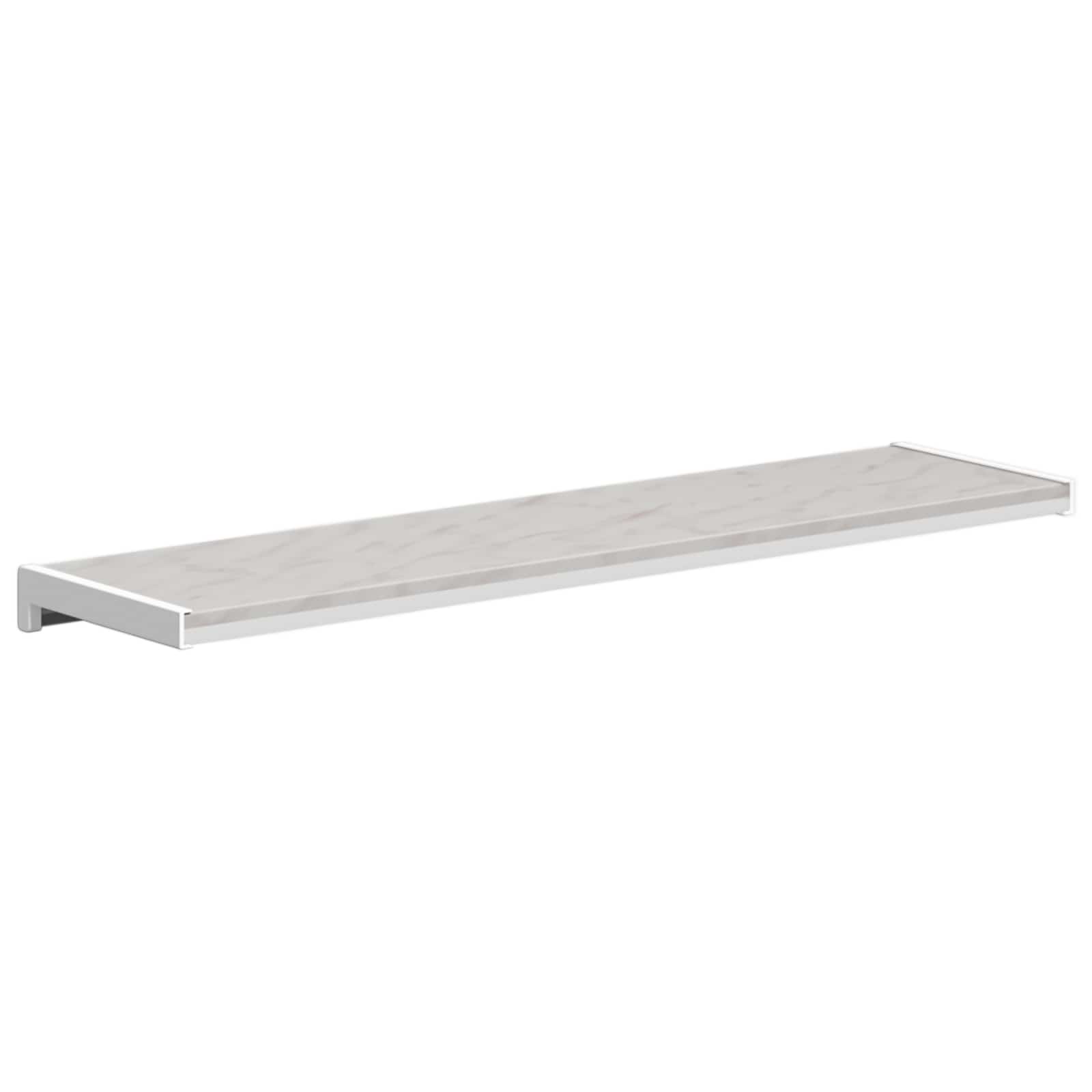 Soleira de janela textura de mármore 60 x 20 x 4,5 cm PVC