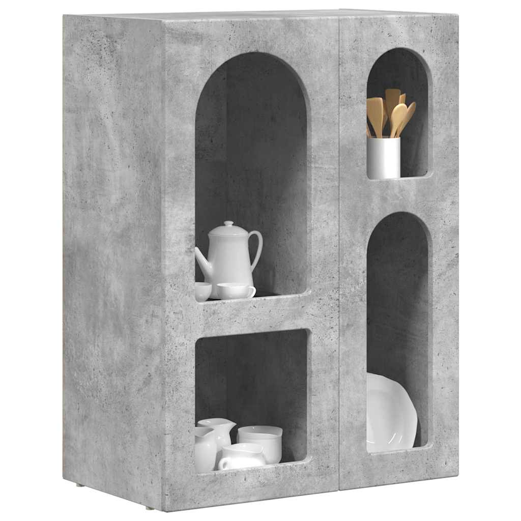 Buffet elst cinzento 59 x 35 x 80.5 cm derivados de madeira
