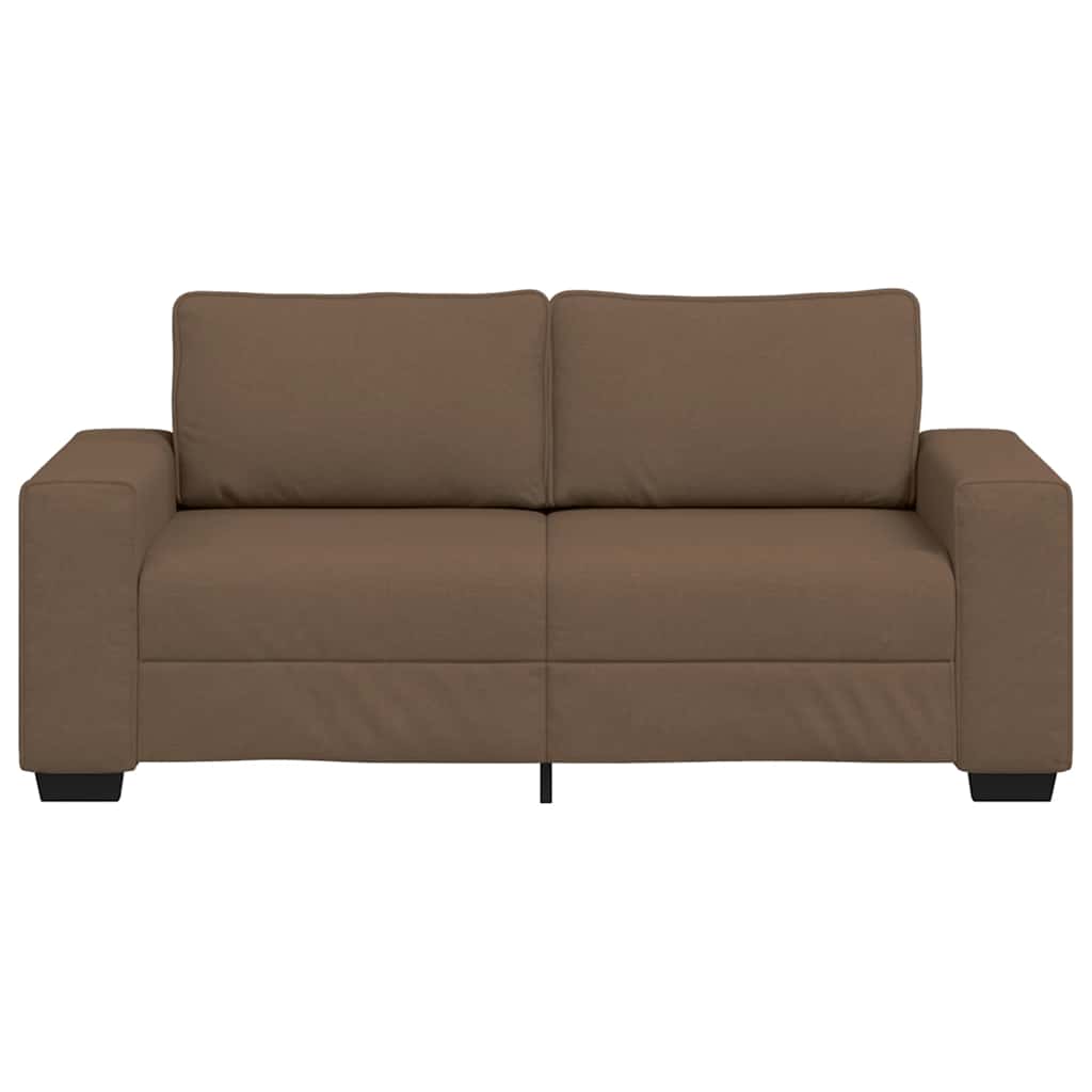 Sofá de 2 lugares marrom 180x77x82 cm em tecido