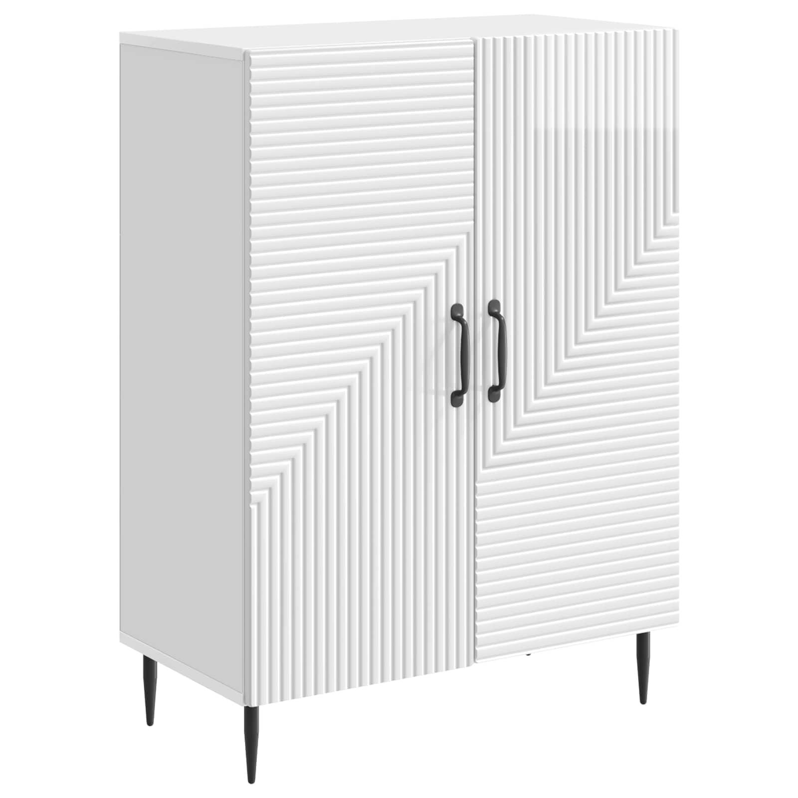 Buffet branco brilhante 66 x 34,5 x 89,5 cm