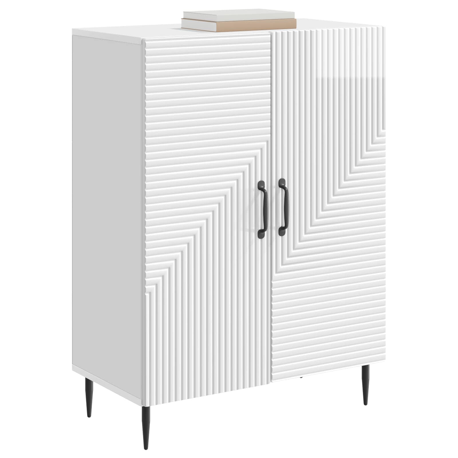 Buffet branco brilhante 66 x 34,5 x 89,5 cm