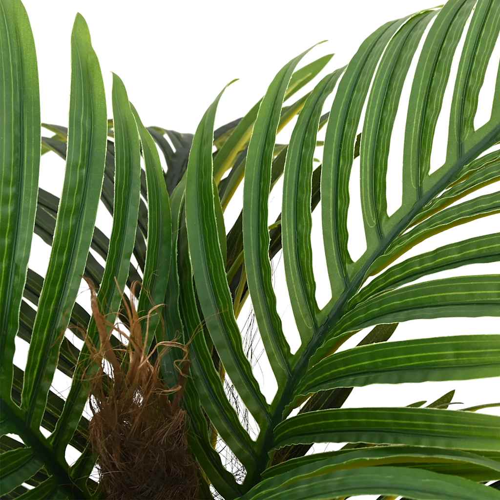 Palmeira artificial 6 folhas 100 cm verde
