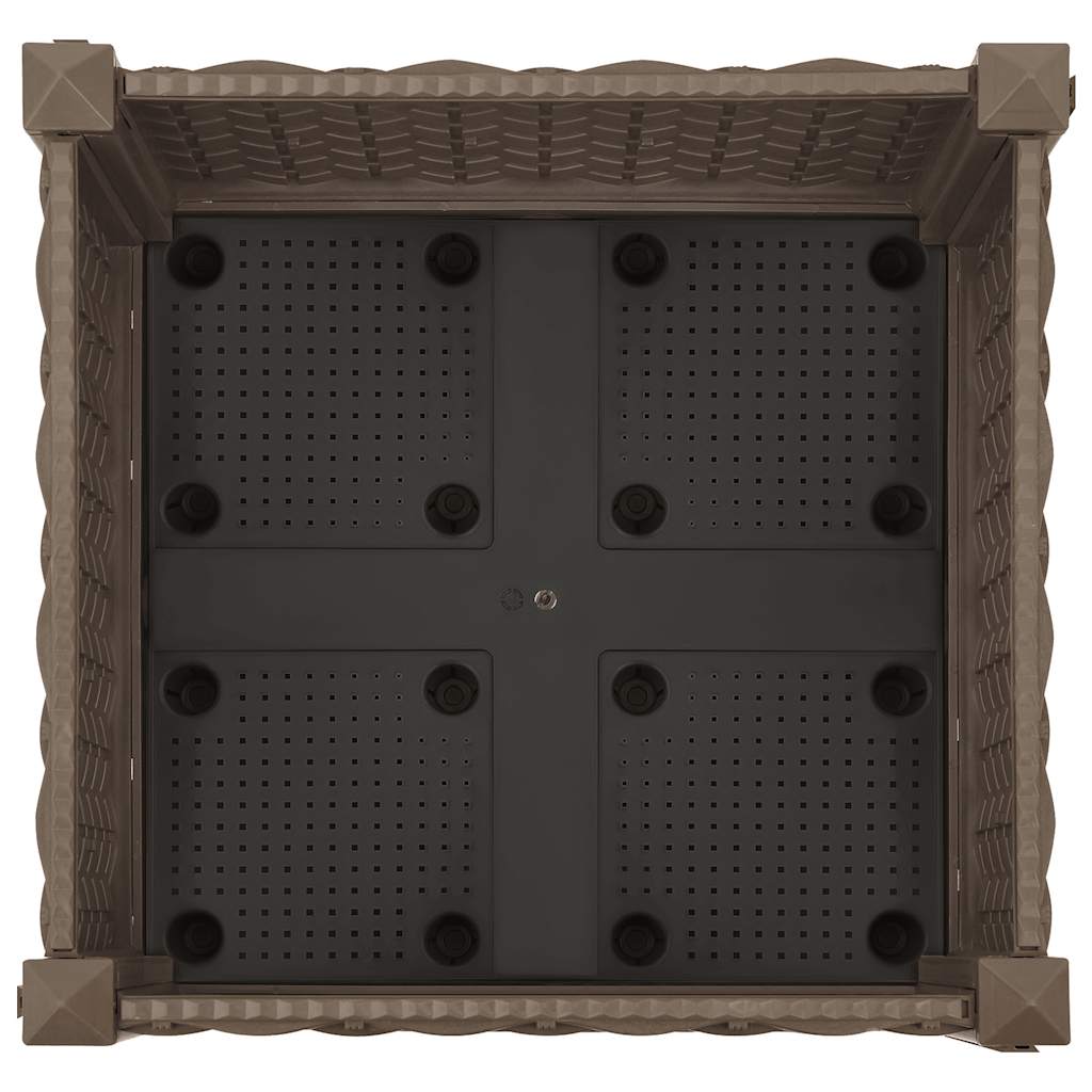 Canteiro elevado 40x40x71 cm polipropileno