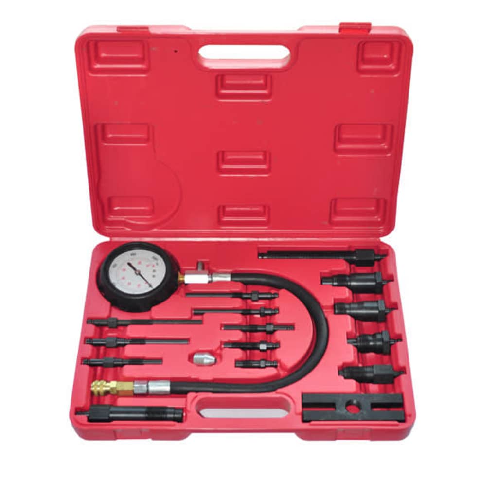 Kit de teste de compressão para motor diesel 17 peças