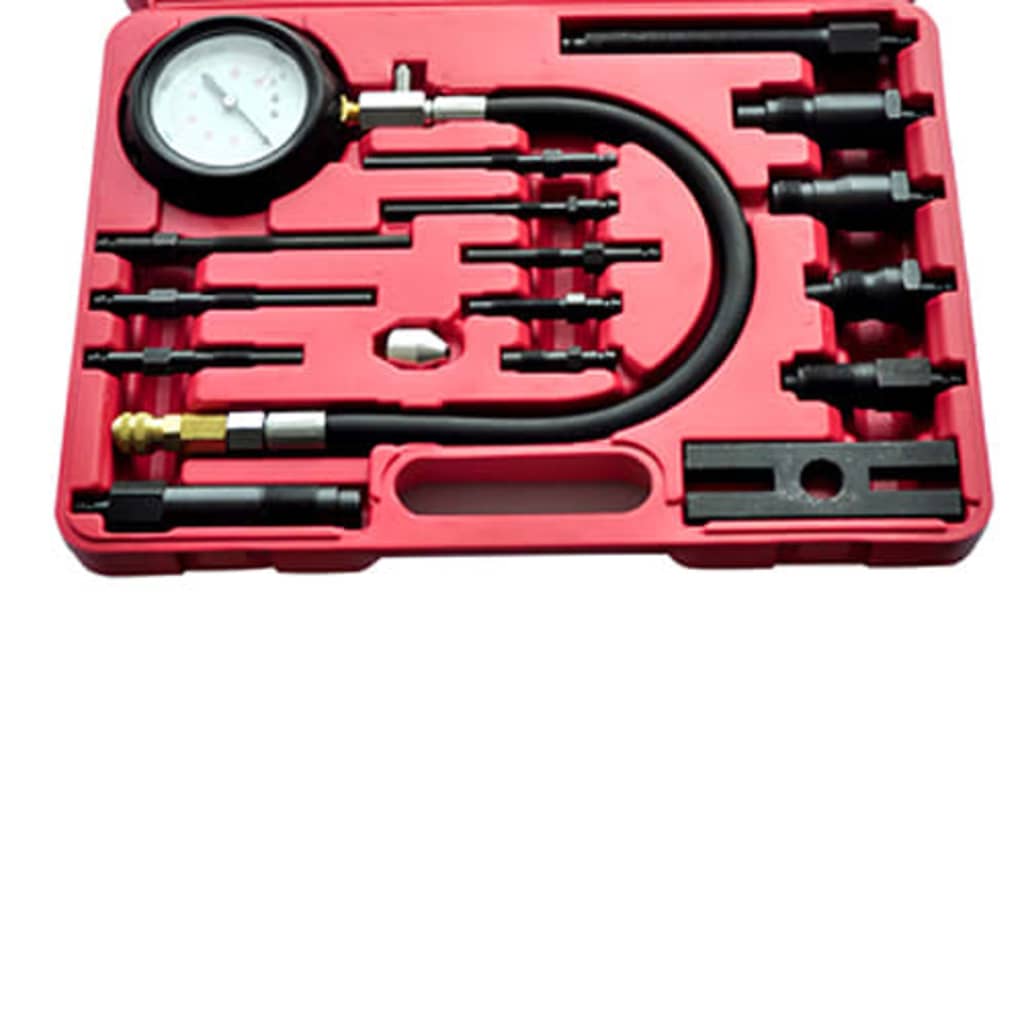 Kit de teste de compressão para motor diesel 17 peças
