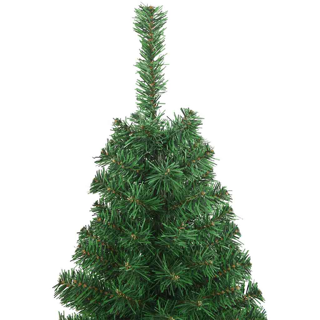 Árvore de natal artificial com ramos grossos 150 cm PVC verde