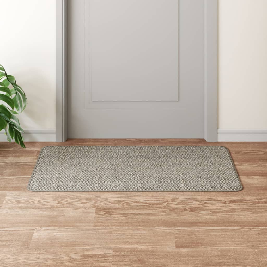 Tapete/passadeira 50x100 cm aspeto sisal platina