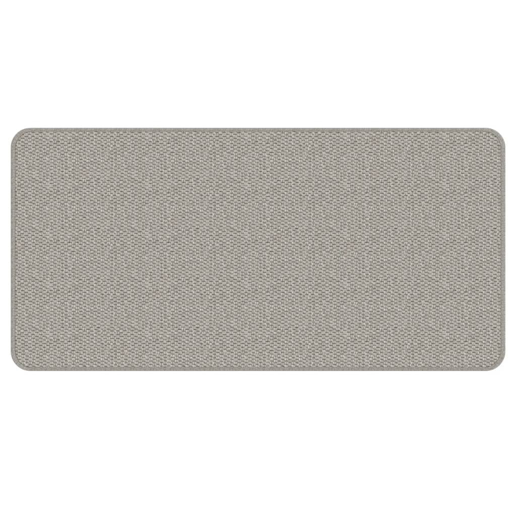 Tapete/passadeira 50x100 cm aspeto sisal platina