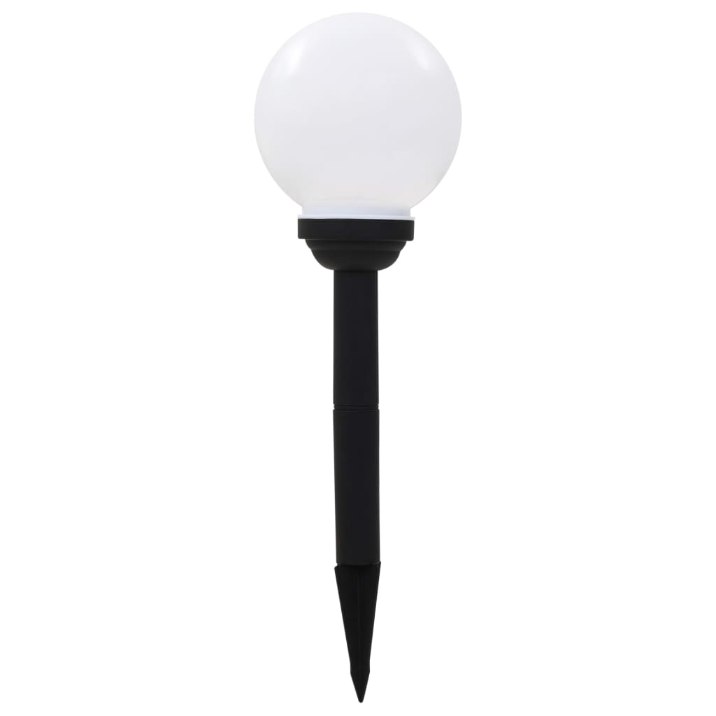 Candeeiro solar de exterior LED 8 pcs esférico 15 cm RGB
