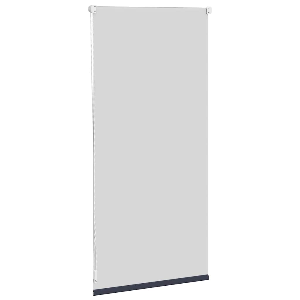Cortina de rolo blackout, 44,4 x 100 cm, largura do tecido 40 cm, cor azul marinho.