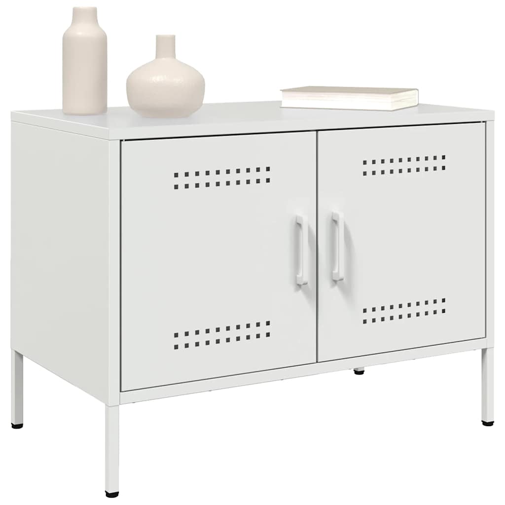 Móvel de TV 68x39x50,5 cm aço branco