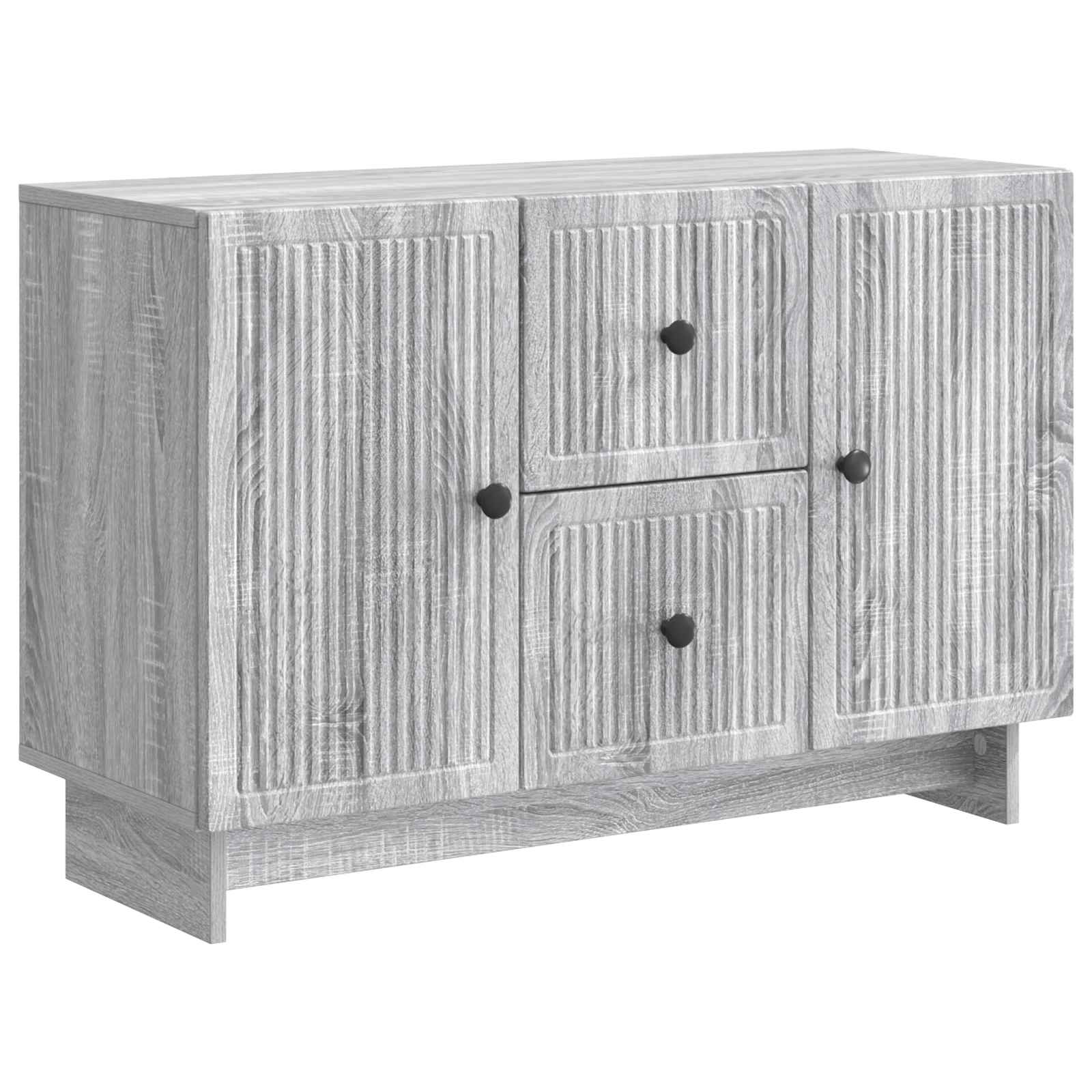 Buffet sonoma cinzento 89 x 34,5 x 60 cm derivados de madeira