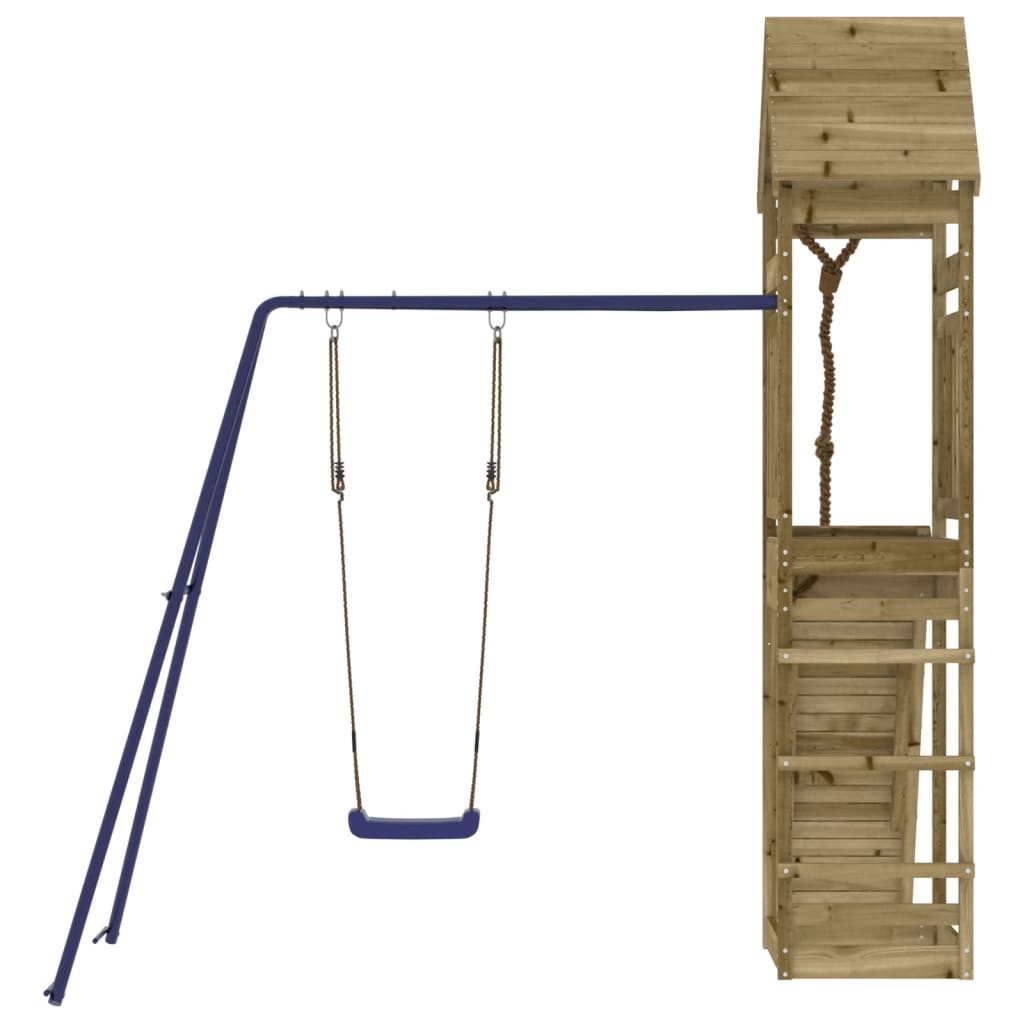 Conjunto de brincar para exterior madeira de pinho impregnada
