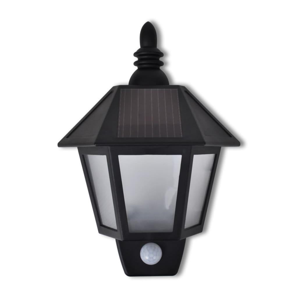 Lâmpada de parede solar com sensor de movimento