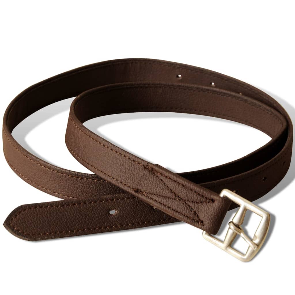 Sela para equitação 16", couro natural 14 cm 5-in-1 / marrom