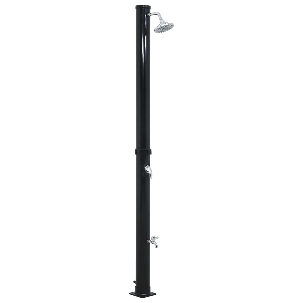 Chuveiro solar 220 cm 20 l preto