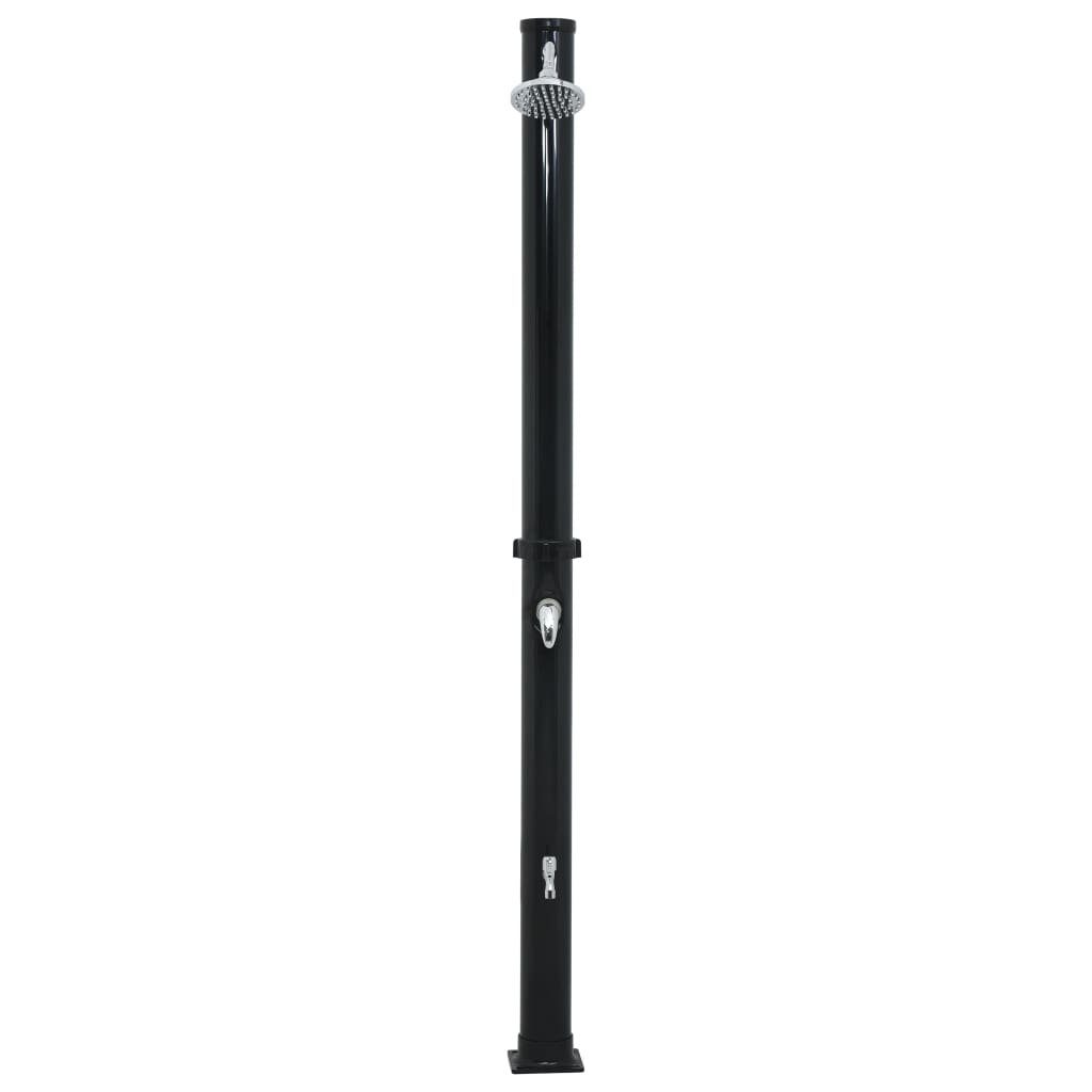 Chuveiro solar 220 cm 20 l preto