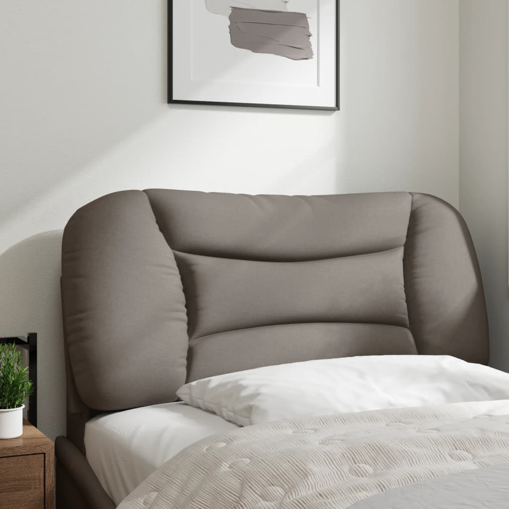Almofadão de cabeceira hvar 80 cm tecido cinzento-acastanhado