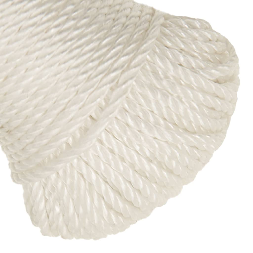 Corda de trabalho 6 mm 500 m polipropileno branco