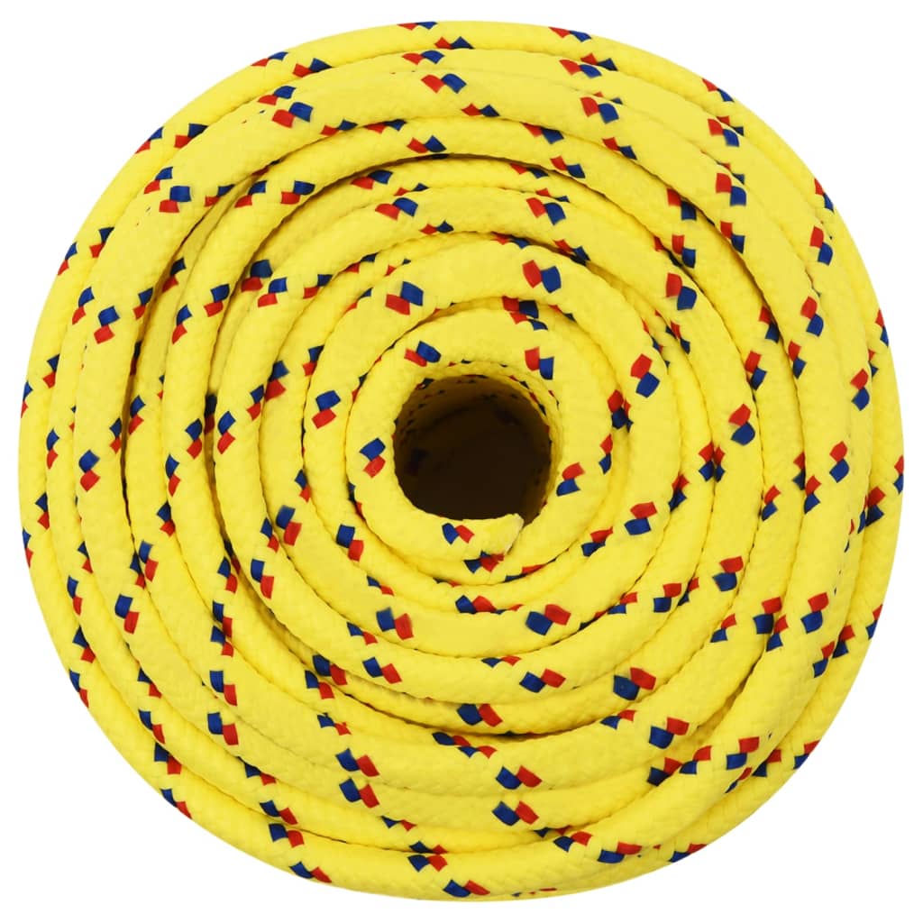 Corda de barco 14 mm 50 m polipropileno amarelo