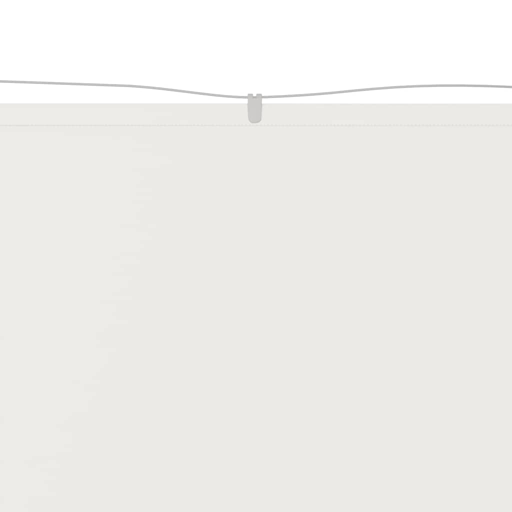 Toldo vertical 140x420 cm tecido oxford branco