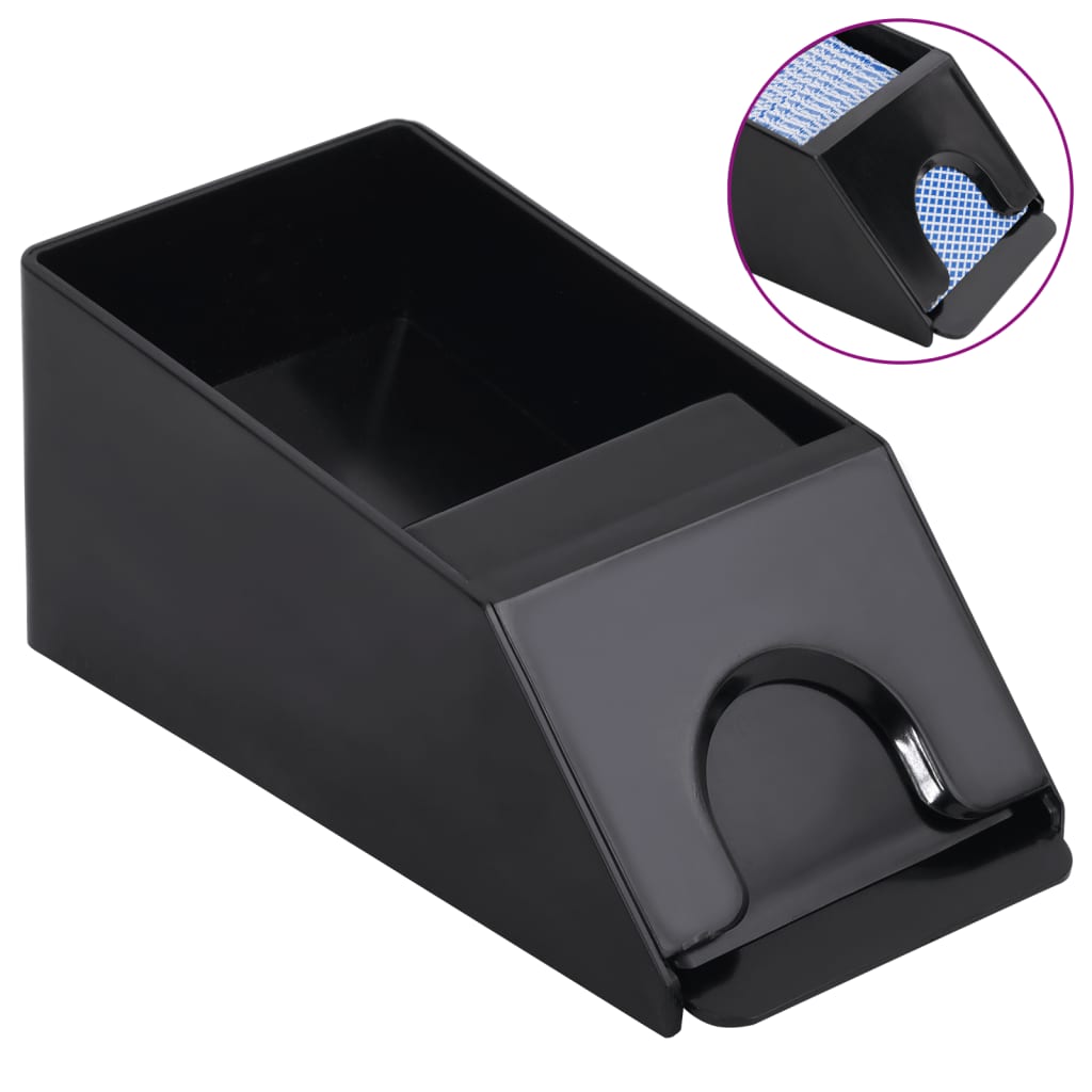 Suporte de cartas para 2 baralhos preto