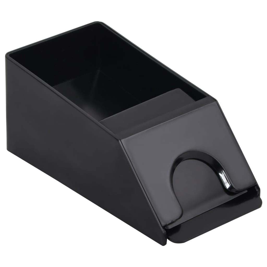 Suporte de cartas para 2 baralhos preto