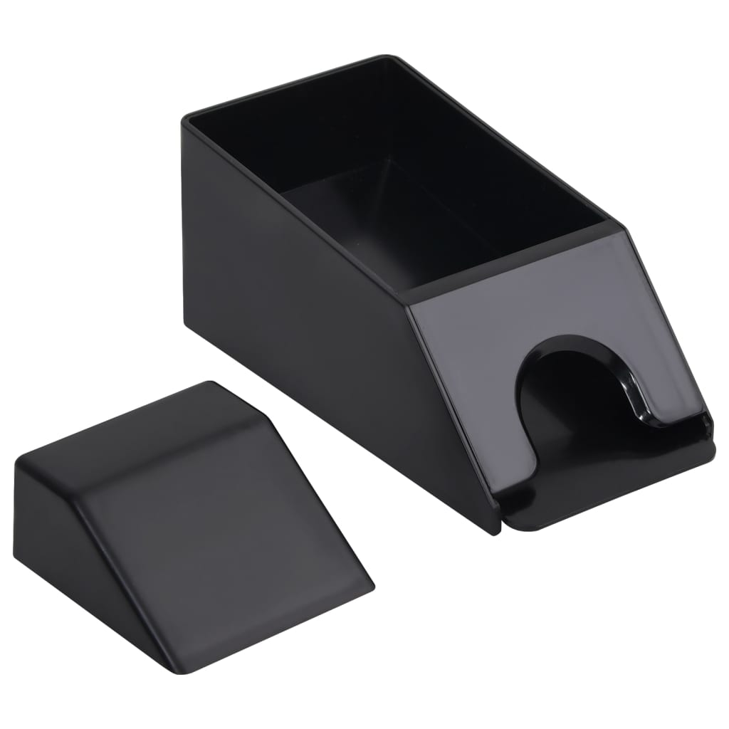 Suporte de cartas para 2 baralhos preto