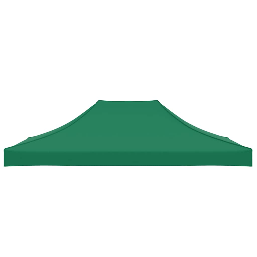 Teto para tenda de festas 4,5x3 m 270 g/m² verde
