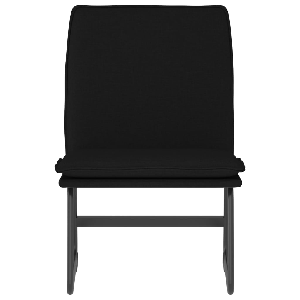 Cadeira lounge 52x75x76 cm tecido preto