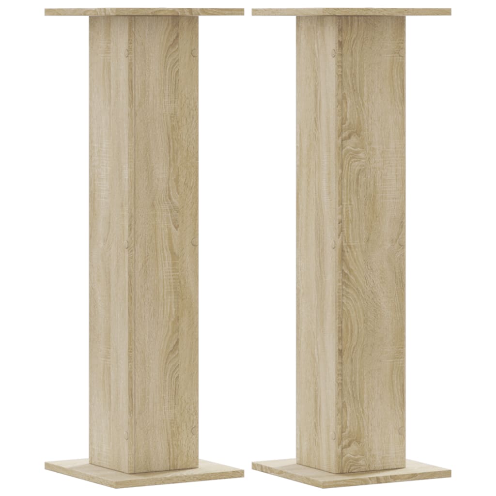 Suportes p/ plantas 2 pcs 30x30x95 cm derivados de madeira