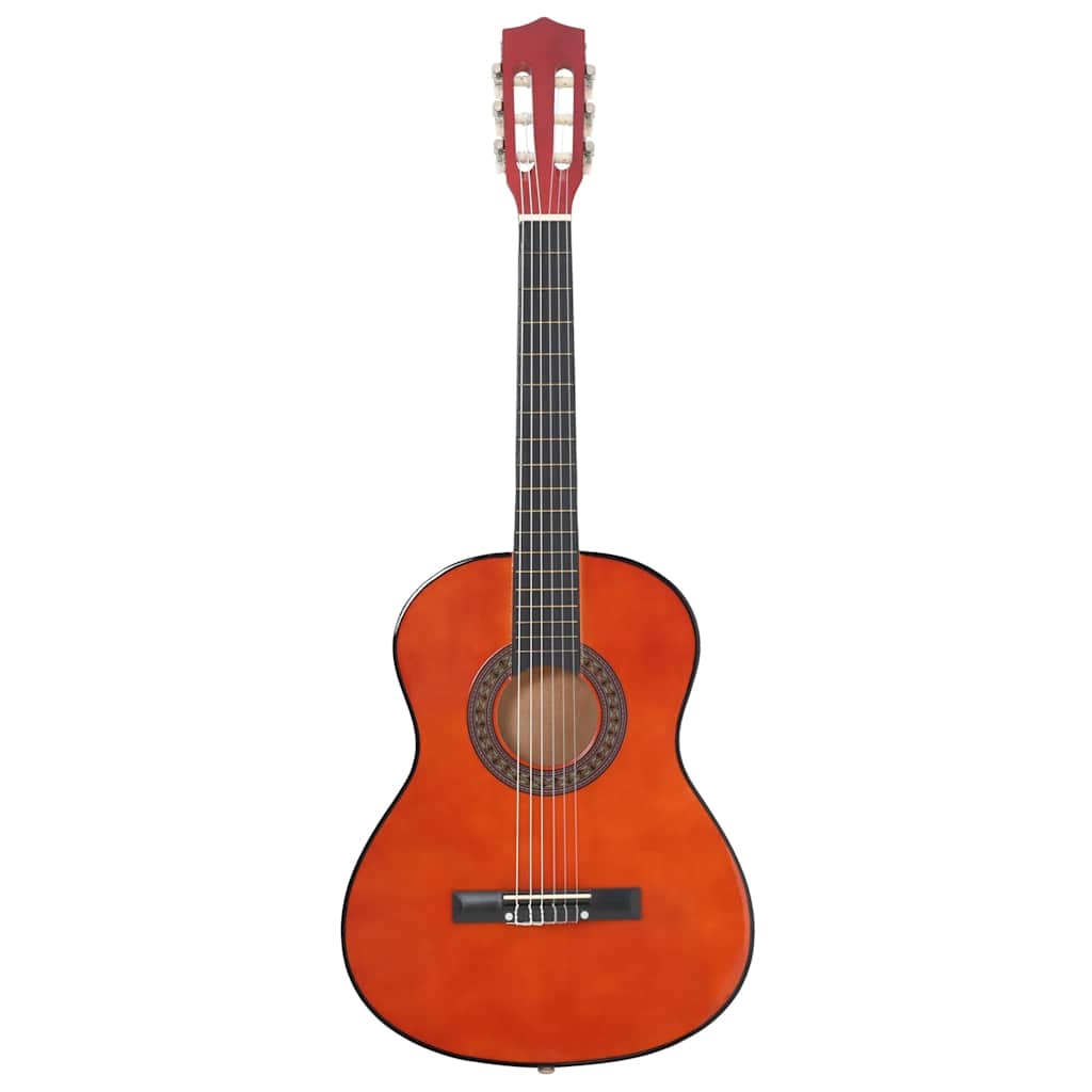 8 Pcs conjunto de guitarra clássica para iniciantes 3/4 36"
