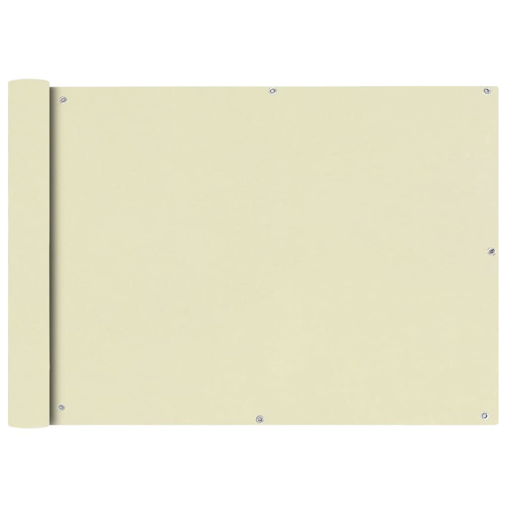 Tela varanda tecido oxford 75x600 cm creme