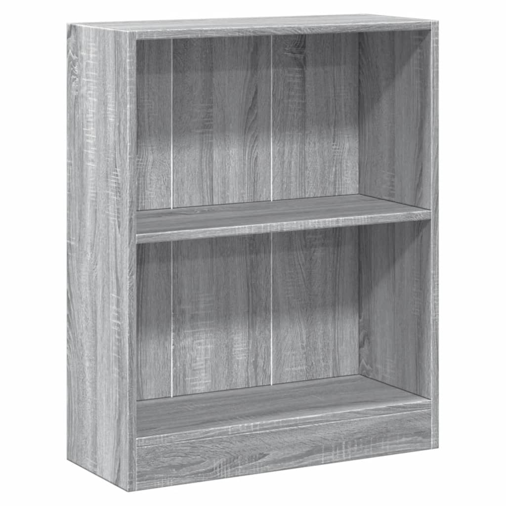 Estante 60x24x76 cm derivados de madeira cinzento sonoma