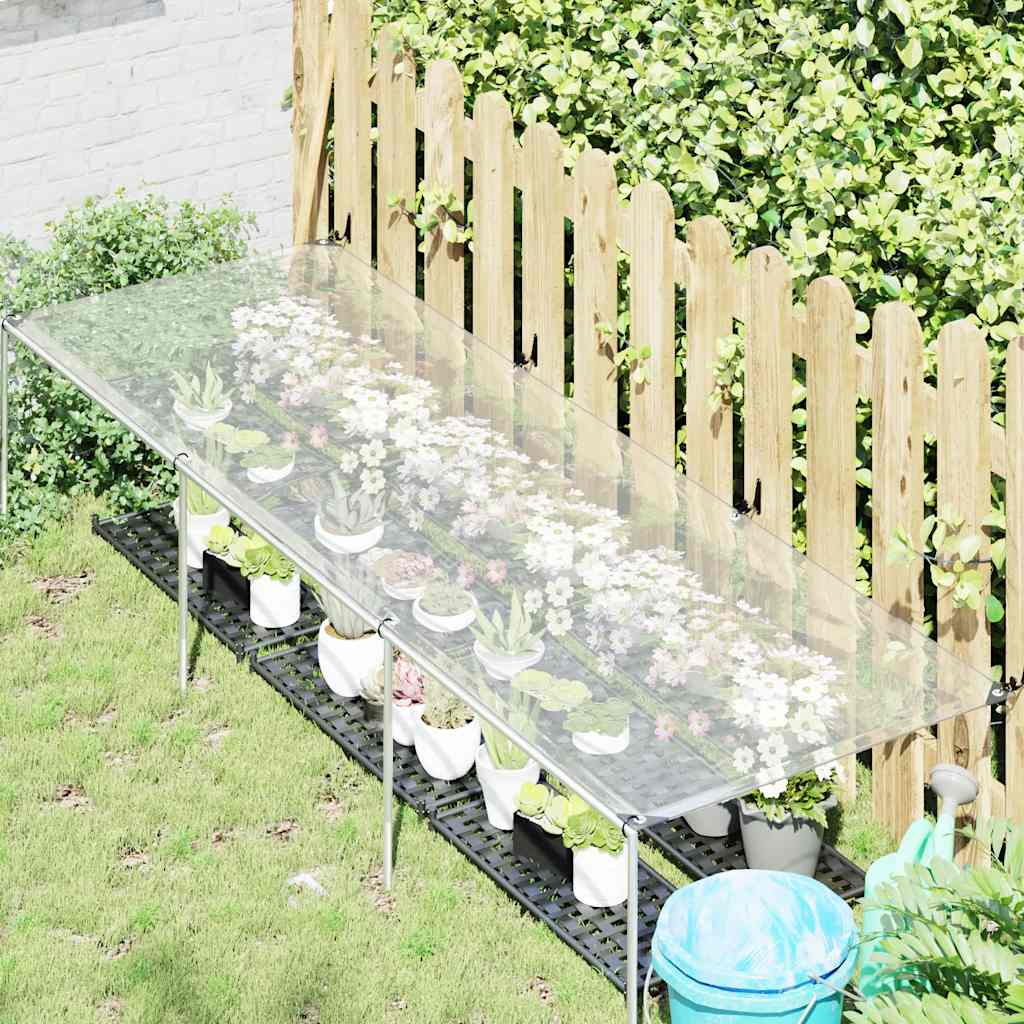 Encerado transparente com ilhós 1x3 m polietileno