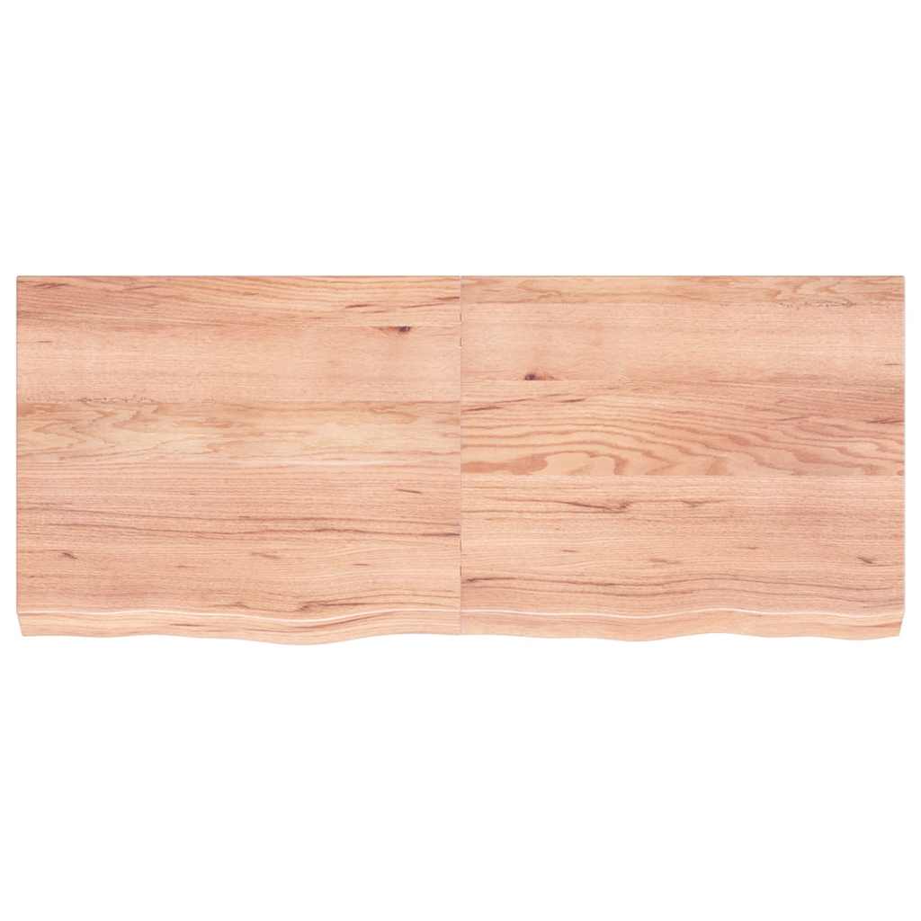 Prateleira de parede 120x50x(2-6) cm carvalho tratado castanho