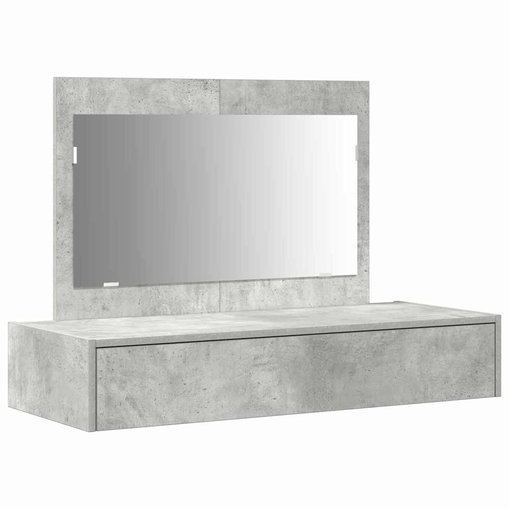 Mesa de vestir cinzeto 100 x 40 x 70 cm derivados de madeira