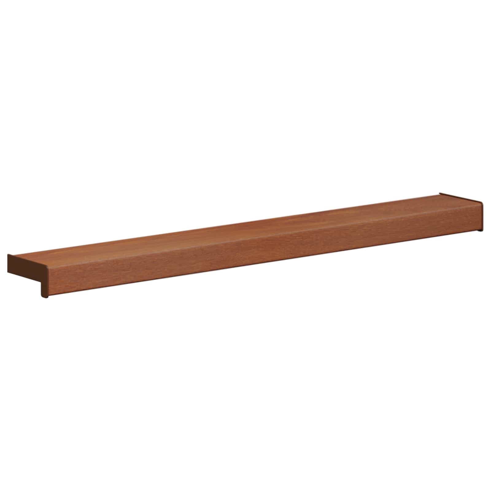 Soleira de janela madeira marrom 100 x 15 x 4,5 cm PVC